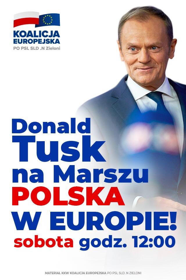 AChybicka's tweet photo. Już jutro Wielki Marsz #PolskaWEuropie. Zapraszam wszystkich chętnych do wspólnego udziału. Widzimy się jutro o 12:00 na Placu Bankowym. 😊✌️🇪🇺 https://t.co/gnsrG3OWoO