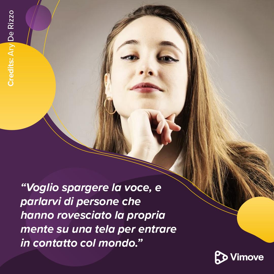VimovePlatform's tweet photo. #videostory 

"L'arte è ciò che rende il nostro, il migliore dei mondi possibili!" 

@AryDeRizzo , #digitaldesigner ci parla di #creatività nel mondo dell'#arte. 

#Vimove da voce ai #contentcreator di qualità! @YouTube @YTCreatorsIT @YTCreators #YouTube https://t.co/7MWEOl60Fd