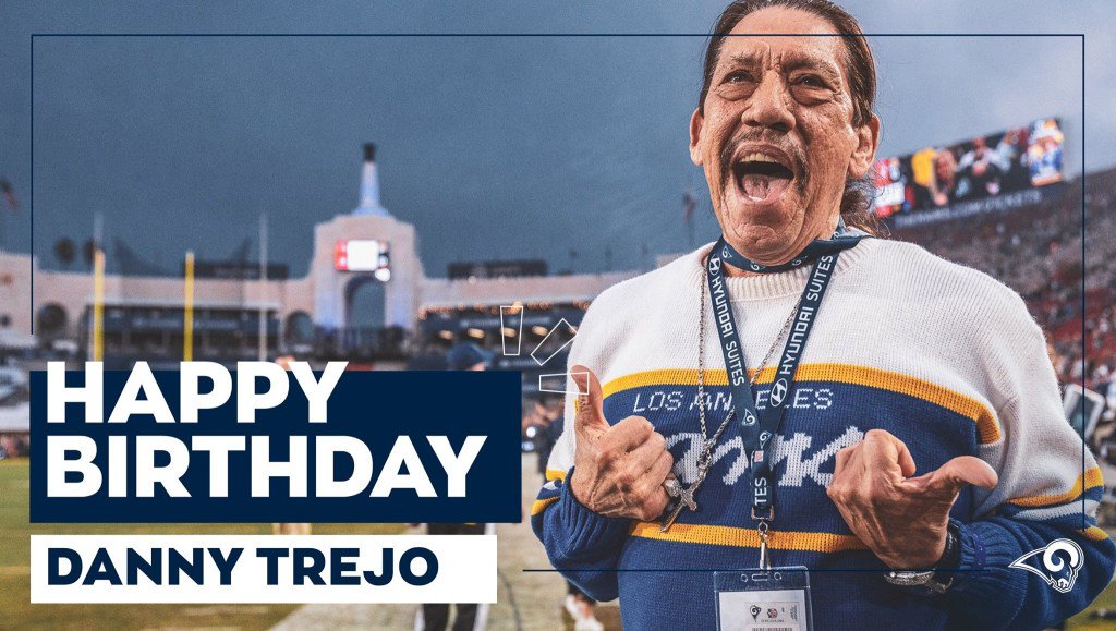 The big 7 5 . Happy birthday to the one + only, Danny Trejo!  