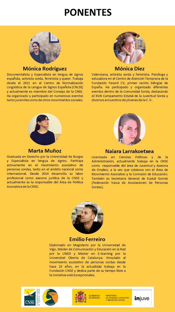 Hoy da comienzo la V Reunión de Información y Asesoramiento a las Secciones Juveniles de la CNSE Confederación Estatal de Personas Sordas. Animamos a seguir el Instagram de CJS-CNSE, así como buscarnos a través del hashtag #RIACJSCNSE. Secciones juveniles, ¡os esperamos!