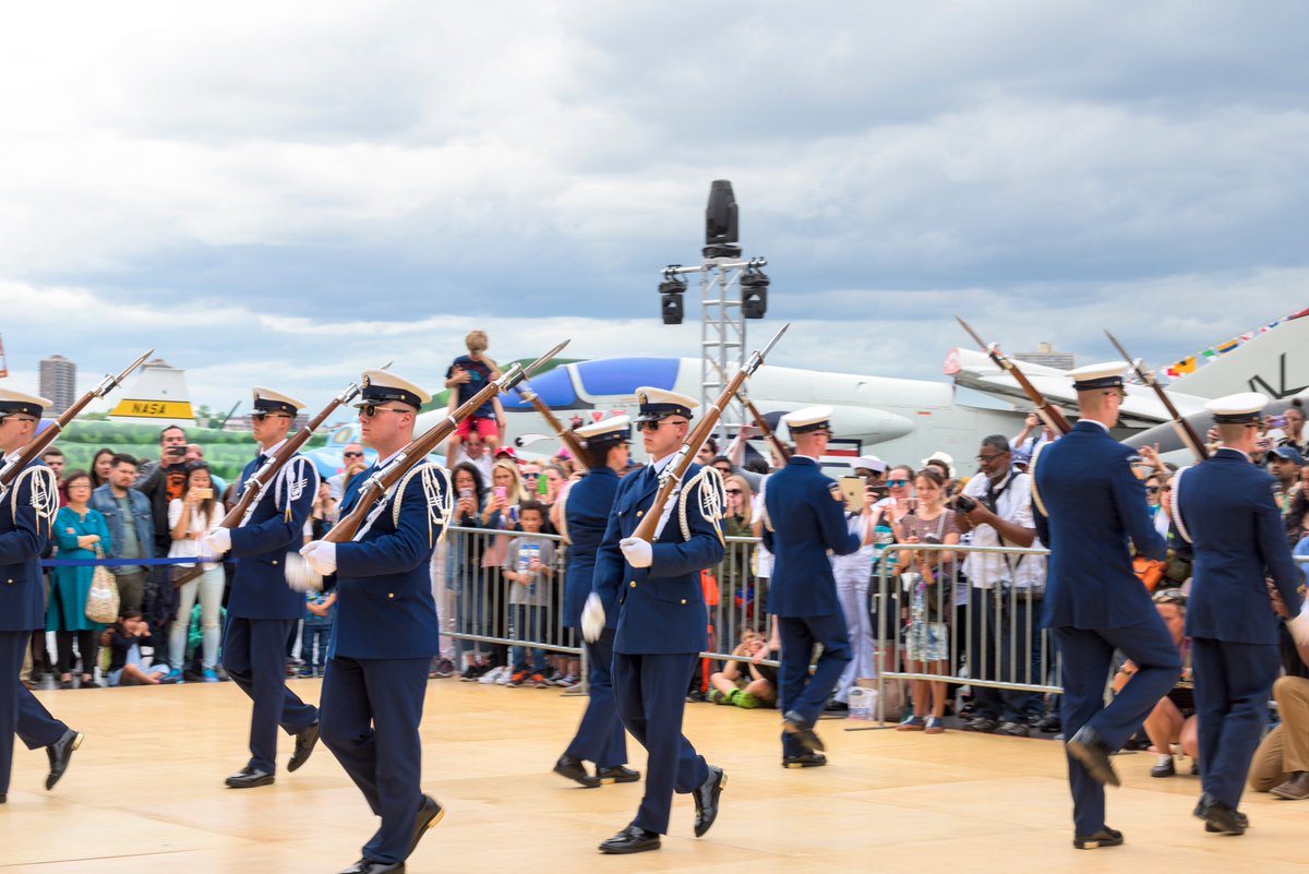 We're days away from #FleetWeekNYC sailing into Pier 86. Want to know what is taking place at the #IntrepidMuseum each day? Visit our full schedule of events here: bit.ly/2IAf16Q