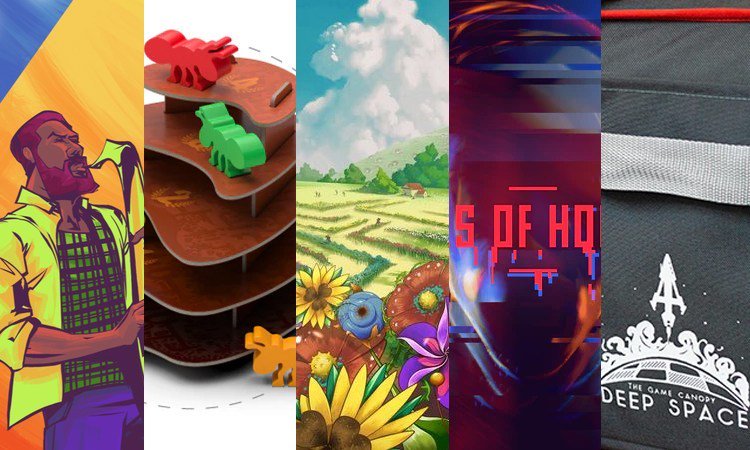 Gameosity's tweet image. In this week's kickstarticle @miniktty strikes up a tune with @WeirdGiraffes, munches leftovers with @BGTables, tends her garden with @AgieGames, plans her escape with #ifun4all, and packs it in with @Level3B gameosity.com/2019/05/17/jes…