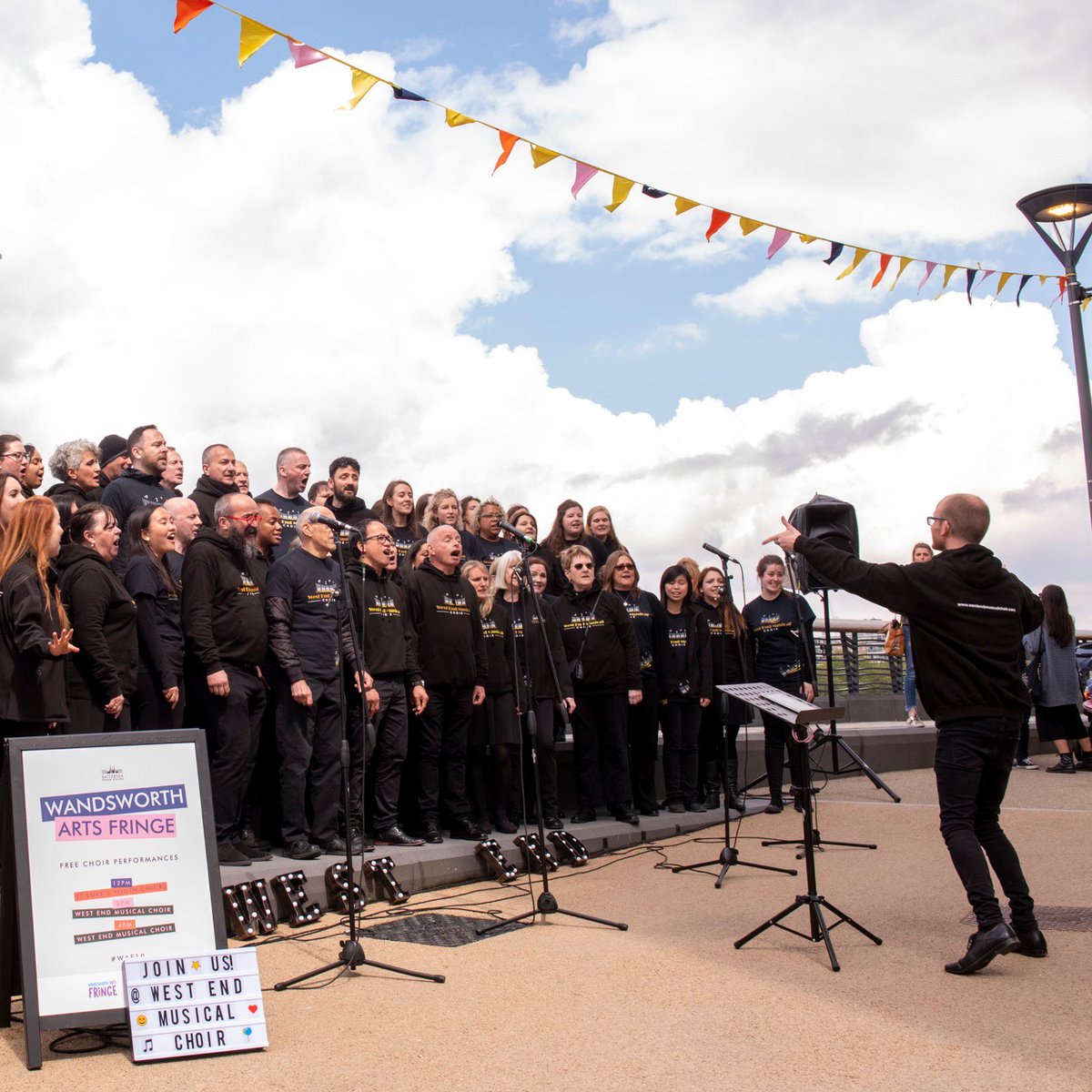 Our festival of choirs continues with Battersea Power Station Choir, <a href="/slondonchoir/">South London Choir</a> <a href="/PulseChoir/">Putney Pulse Choir</a> &amp; more this weekend. Expect a fantastic atmosphere as they perform sing-along songs for @WAFfringe at #BatterseaPowerStation🎵. More info➡️ batterseapowerstation.co.uk/events #WAF10