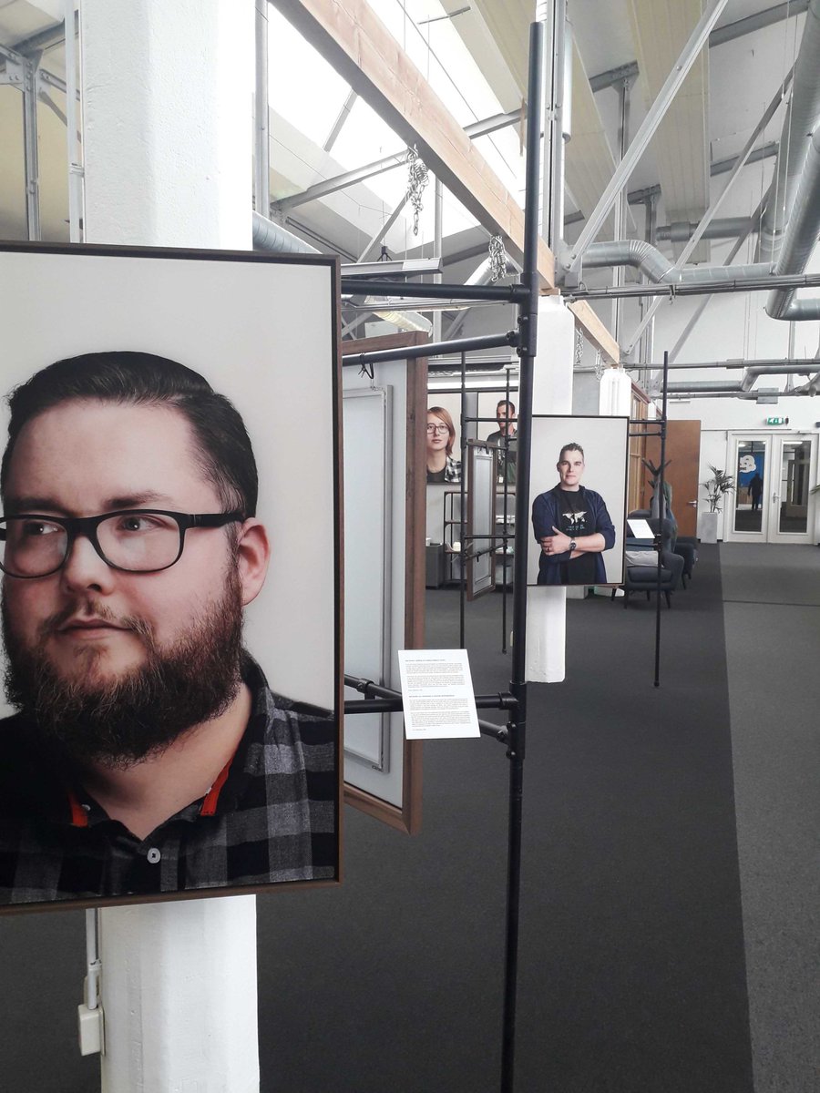 BinaryDistrict's tweet image. The #HackersHandshake exhibition is all set up in Amsterdam and ready for tonight&apos;s meetup, filled with @tobiasgroenland&apos;s work focused on those using #hacking to improve #security. Speakers are rehearsing and drinks are chilling - see you all soon!