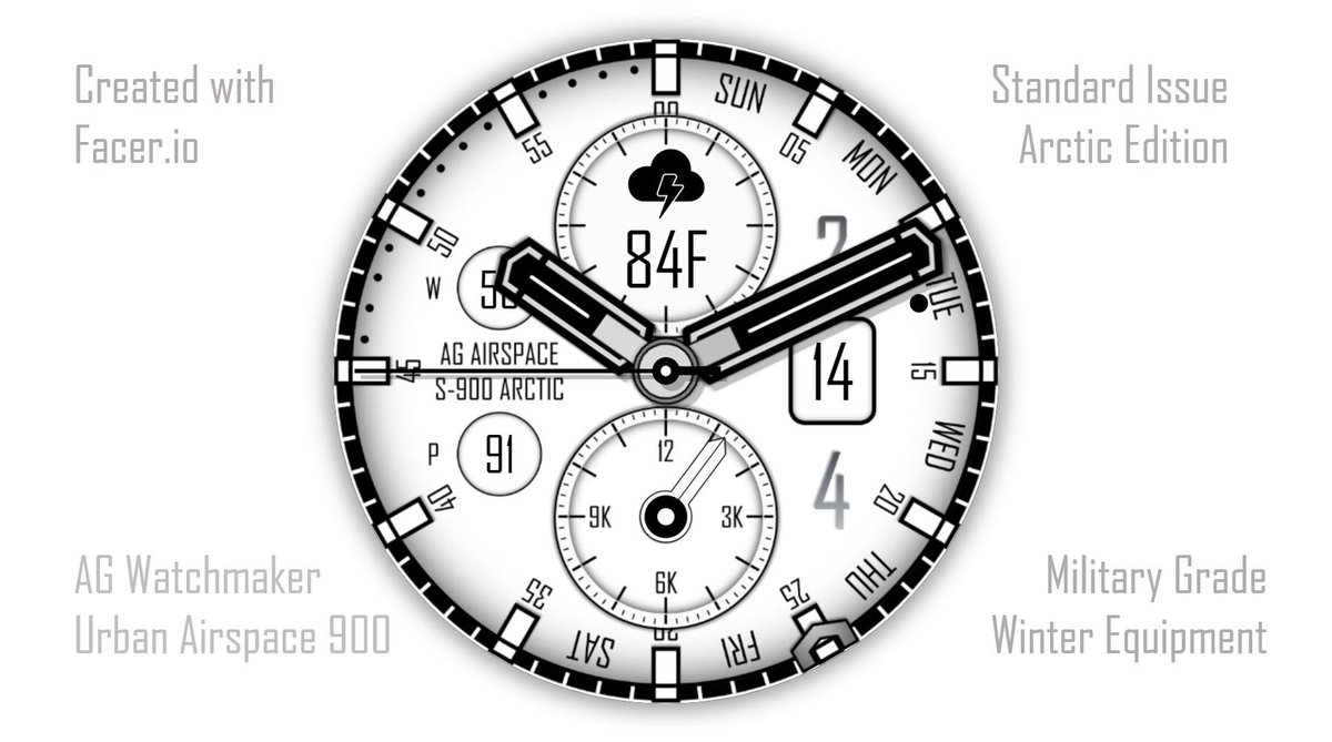 agwatchmaker's tweet image. AG Urban Airspace 900 #watchface @facer_io facer.io/watchface/ueD7…