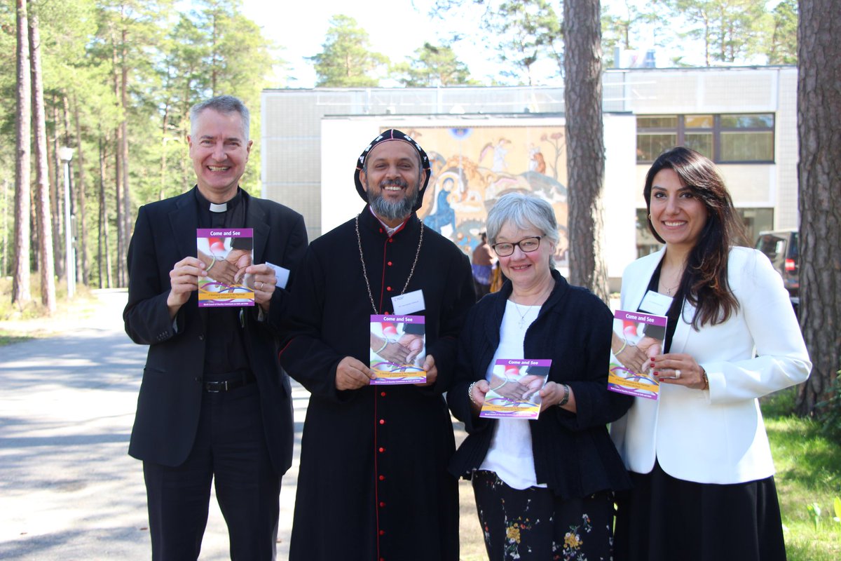 Oikoumene's tweet photo. “Come and See - A Theological invitation to the Pilgrimage of Justice and Peace,” a text newly published by the #WorldCouncilofChurches #FaithandOrder Commission, draws from different traditions in order to make the case for common witness. https://t.co/kTdfqJjrAb #WCC #CWME https://t.co/rpYSG1Lfun