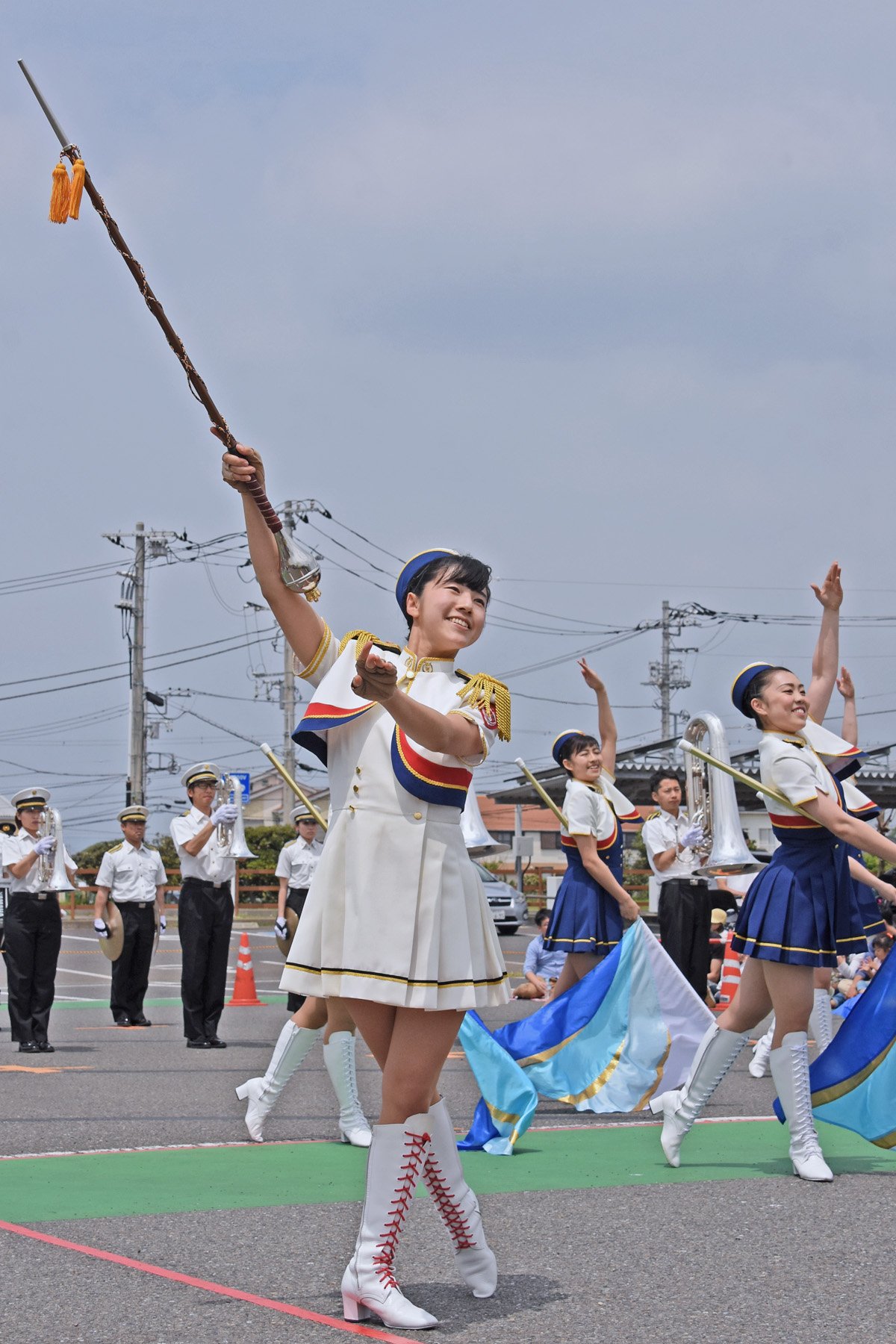 神奈川　カラーガード 横浜日吉新聞