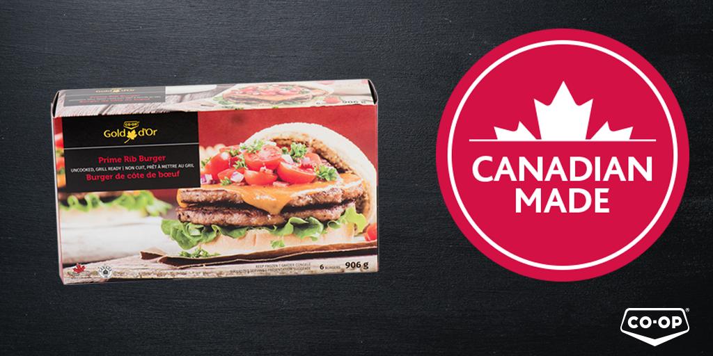 sherwood_coop's tweet photo. #LocalFlavourFriday
May Long Weekend: the unofficial start of summer in Canada. To us, summer means BURGERS!🍔Check out Co-op Gold burgers, cheese, & ketchup, all proudly made in Canada! In fact, every single Co-op Gold item is Canadian made - just like Co-op! #ProudlyCanadian https://t.co/tHUkEKbGKh