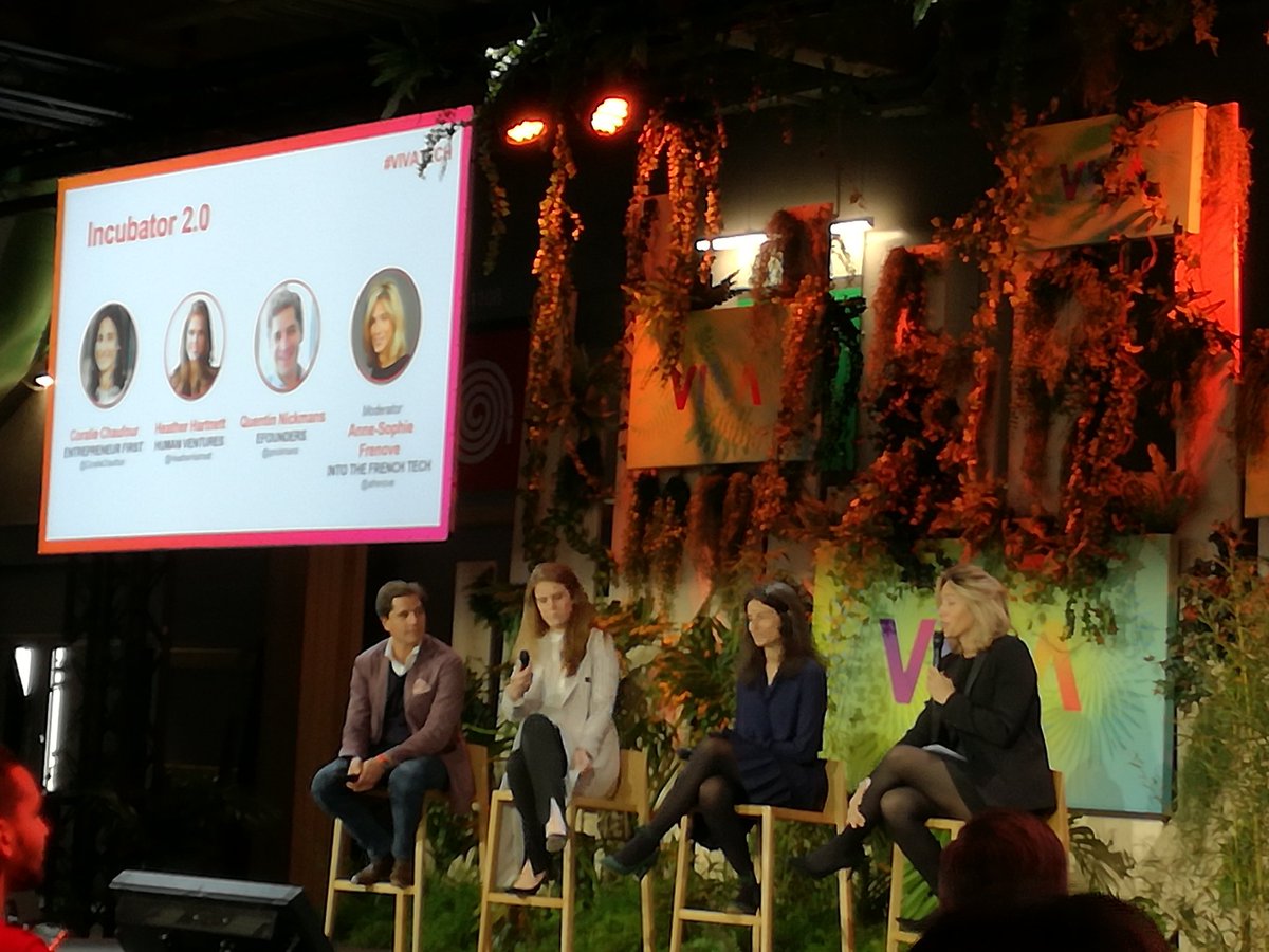 Incubateur 2.0 : good opportunities to innovate with enthusiastic partners #VivaTech #humanfirst #Entrepreneurship <a href="/CoralieChaufour/">Coralie Chaufour</a> @quickmans <a href="/afrenove/">Anne-Sophie Frenove</a> <a href="/HeatherHartnett/">HeatherHartnett</a> <a href="/VivaTech/">VivaTech</a>