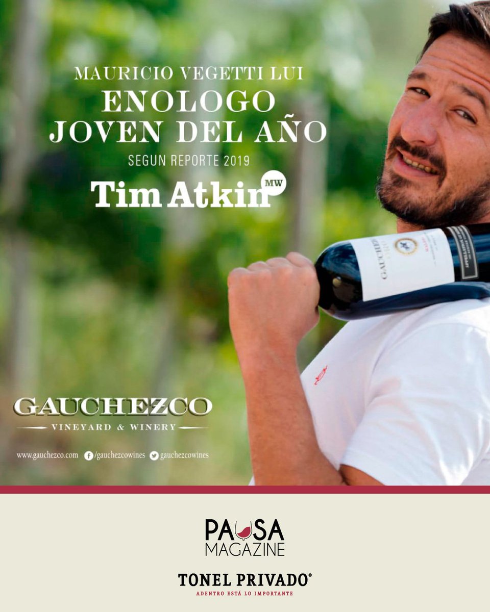 Descubrí mucho más acerca del "Enólogo del Año" según Tim Atkim (Master of Wine) <a href="/mgvegetti/">Mauricio Vegetti</a>  <a href="/gauchezcowines/">Gauchezco Wines</a> 👉 bit.ly/Enologo-Joven-…

#gauchezcowines #wines