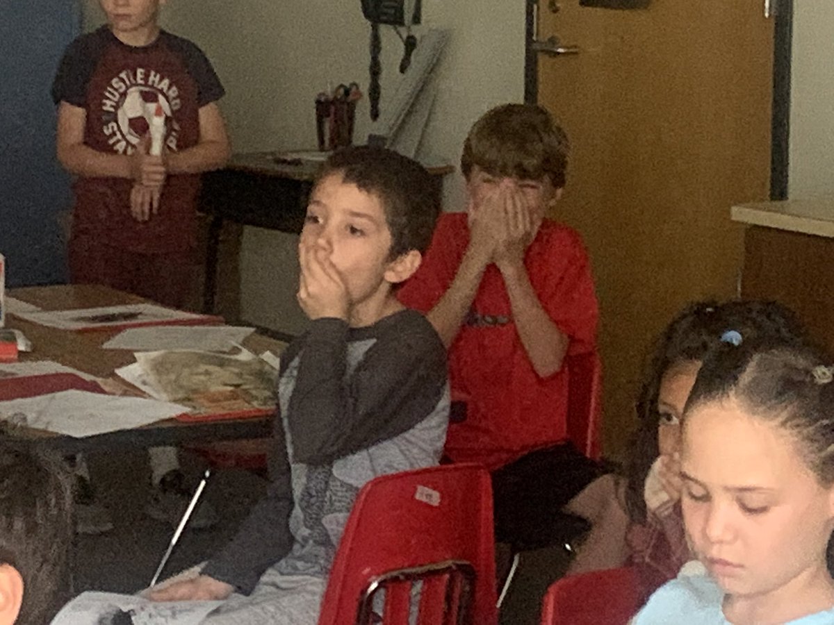 For some reason, watching Coyote Peterson remove porcupine quills from his hand made the kids a little Squimish but they couldn’t stop watching the video. They loved it! #misdgt  #mymisd