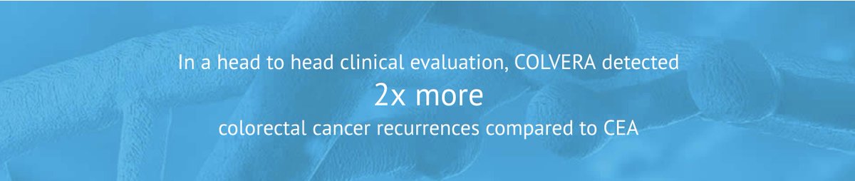 CGSavesLives's tweet photo. #COLVERA can identify residual or recurrent #colorectalcancer before symptoms are present and #cancer has spread to other areas of the body. #TomorrowCantWait https://t.co/vXMXlGuZb3 https://t.co/YmmSPwlvww