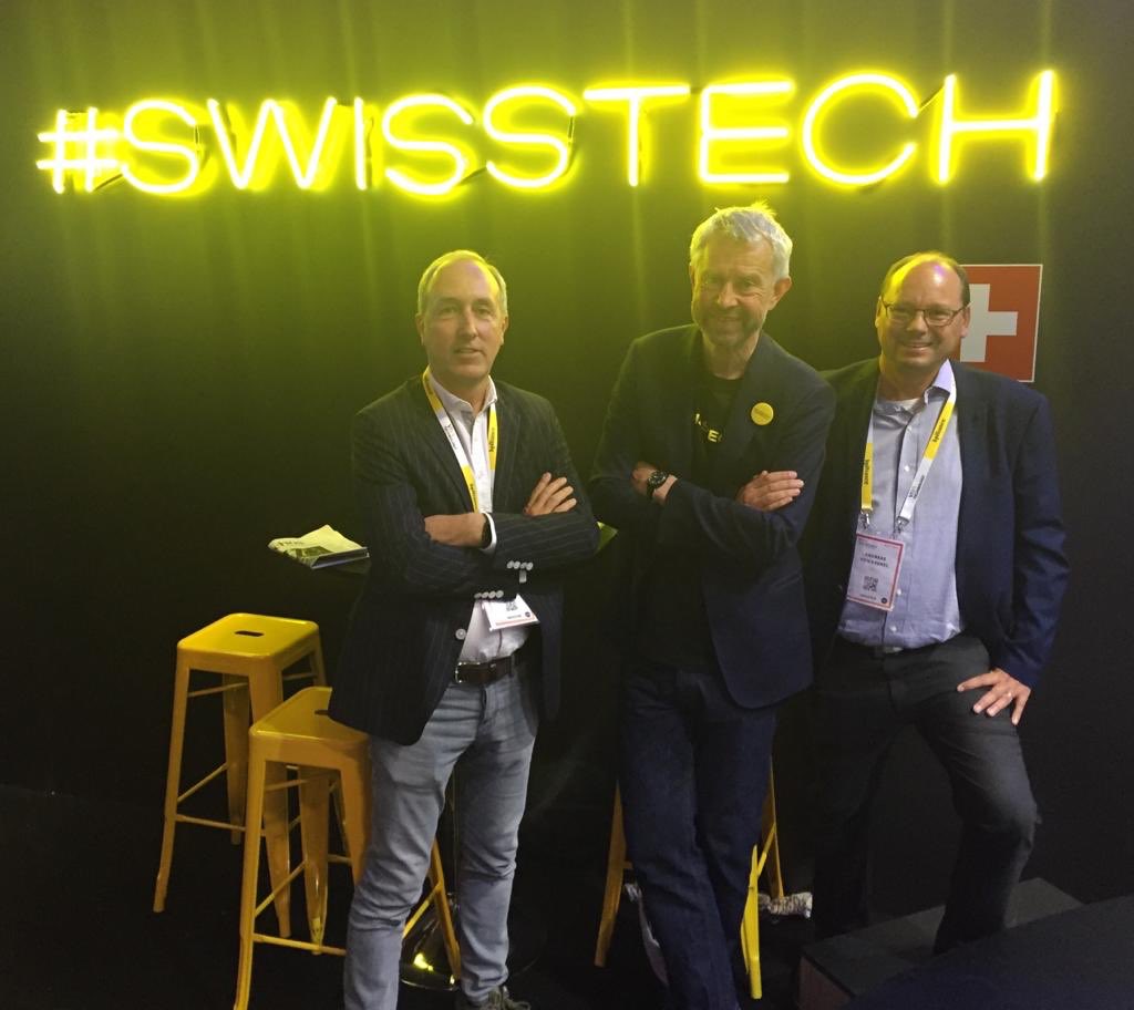 Great Job <a href="/NicolasBideau/">Nicolas Bideau</a> &amp; Team #Swisstech #VivaTech, nice to catch up <a href="/Cortexia2/">Cortexia</a>  #cleancity