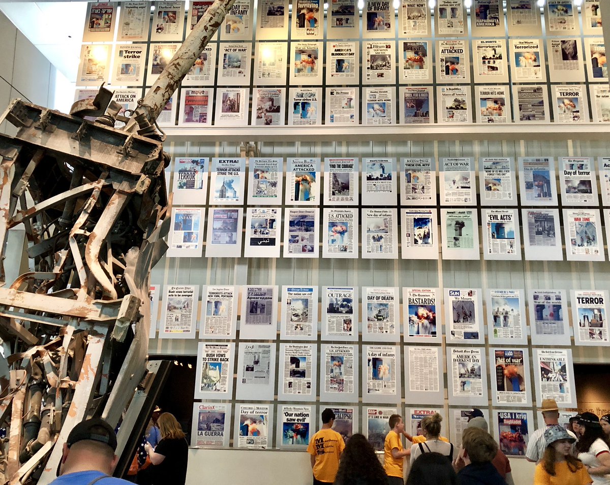 MikeDemana's tweet photo. @OOMSDC  The Newseum’s excellent 9/11 Exhibit, with incredibly moving film https://t.co/z4X7yf2ckr