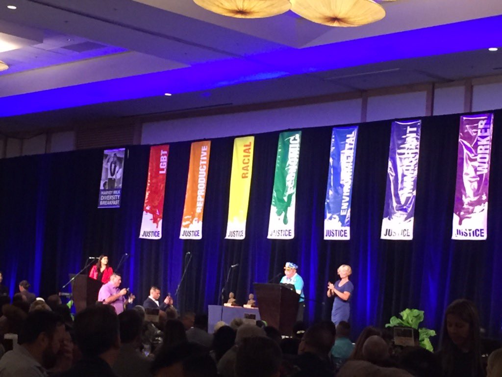 LorenaSGonzalez's tweet photo. Thank you @LGBTCenter for it’s 11th Annual Harvey Milk Diversity Breakfast and all the advocates present who fight every day to make San Diego a more inclusive place for the LGBTQ+ community. #hmdb2019 https://t.co/Ppt2TWXA5A