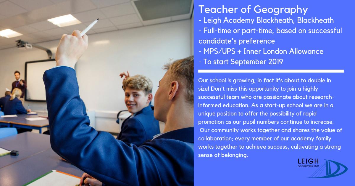 Leigh Blackheath (@leighblackheath) on Twitter photo For more information and to apply: bit.ly/2W6V4P3
#Teacherofgeography #Geographyteacher #Teacher #Teaching #Blackheath #Greenwich #London For more information and to apply: bit.ly/2W6V4P3
#Teacherofgeography #Geographyteacher #Teacher #Teaching #Blackheath #Greenwich #London