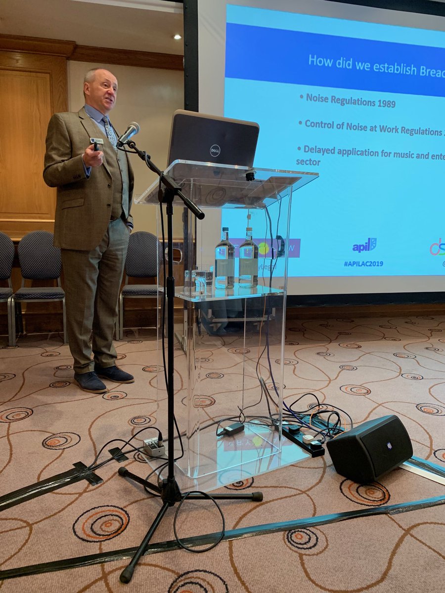 FryLegal's tweet photo. A pleasure to share the stage with @theohuckleqc today ⁦@APIL�� talking about implications of #Goldscheider #acousticshock case and protection of workers. https://t.co/l4B7jXFvgQ
