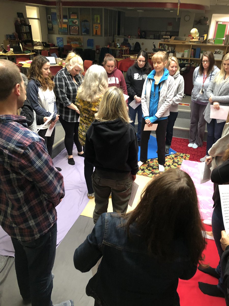 MrsVictoriaBel's tweet image. Always a moving experience being a part of the blanket exercise alongside my humbling mother @MarinaWestbrook with my @StJames colleagues. Thank you @joannenoir for providing us with this enlightening opportunity. 

#OcsbIndigenous 
@ocsbindigenous