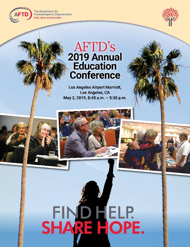 AFTDHope's tweet photo. Thanks to a rewarding partnership w/ @Playback_Now, AFTD is pleased to provide the full catalog of recordings from our 2019 Annual Education Conference for members of our community who were unable to join us in Los Angeles: https://t.co/YrCsvWNRkd https://t.co/93Ornva8sL