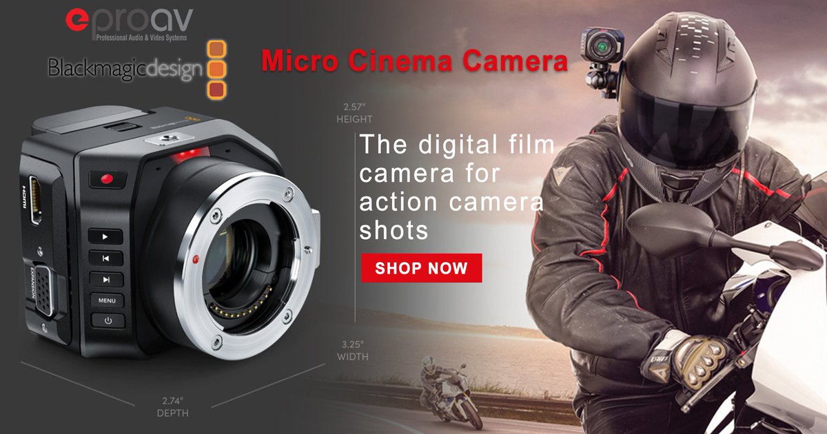 eproav's tweet image. Get Incredible Action Shots. The digital film camera for action camera shots by #blackmagic

eproav.com/blackmagic-des…
#microcinema #microcamera #actioncamera #blackmagicdesign #blackmagicactioncamera @eproav @ateksis