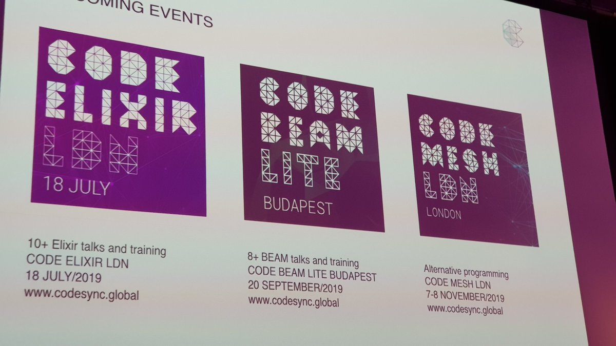 AveViort's tweet photo. #CodeBEAMSTO is nearly over... but there will be more events! https://t.co/6XonII1QY8