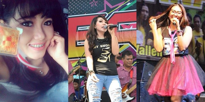 Foto-foto Jadul Via Vallen Yang Cinta Vyanisty, Rambut Keriting - Pakai Kawat Gigi kapanlagi.com/dangdut/sukses…