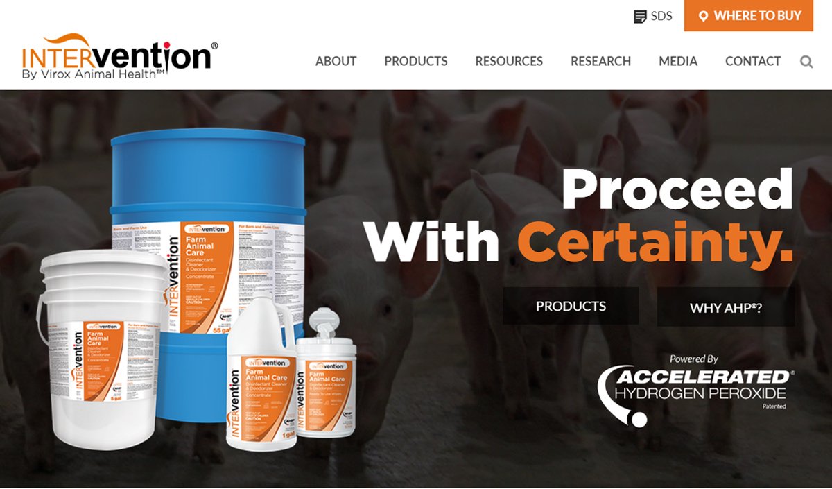 RKDWebStudios's tweet image. Now LIVE! Congrats Virox Technologies viroxfarmanimal.com @ViroxAHP #RKDClient #WebDesign #WebDevelopment