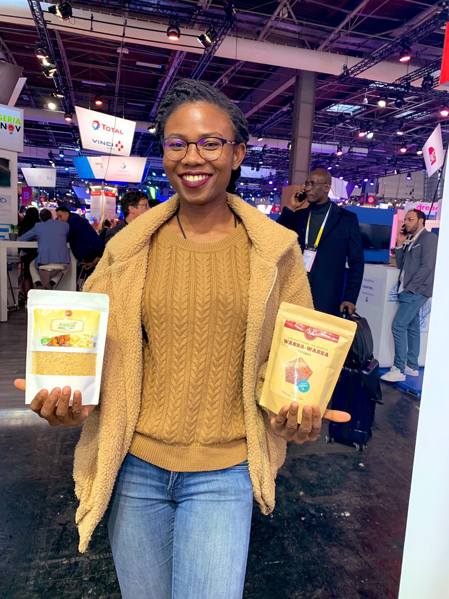 La tête que tu fais quand le Wassa-Wassa 🇧🇯 te retrouve à Paris 😍 

👏🏾👏🏾👏🏾 😋<a href="/FenouPackaging/">Fenou Packaging</a> #VivaTech #Team229