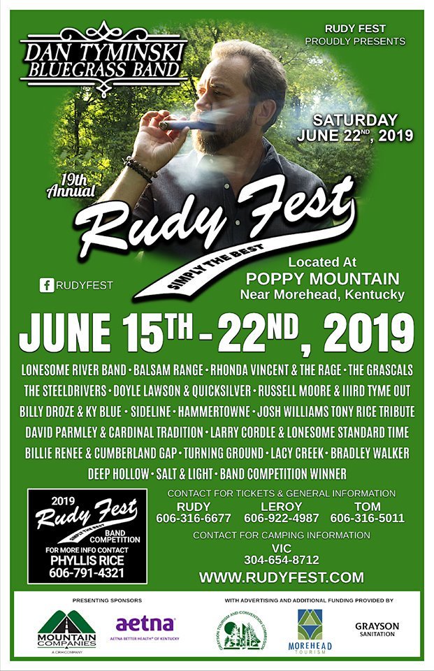 Looking forward to spending some time in Kentucky this June at Rudy Fest. Grab your tickets and come join us. rudyfest.com/tickets-info/