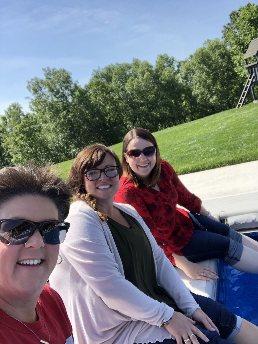 What do <a href="/bransonschools/">Branson Public Schools</a> administrators do on the day after schools out? We load up on a bus &amp; go have fun!! First stop: <a href="/swoffordbrad/">Brad Swofford</a> pool! #lovemyjob #loveourteam #wearebranson #nextstopcomingup