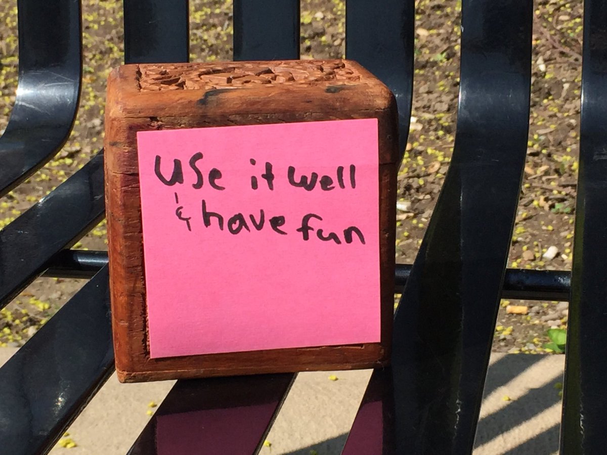beccapauls's tweet image. ... left a deck of cards in the park. “Use well and have fun!”  #nearanddearDT #brantford