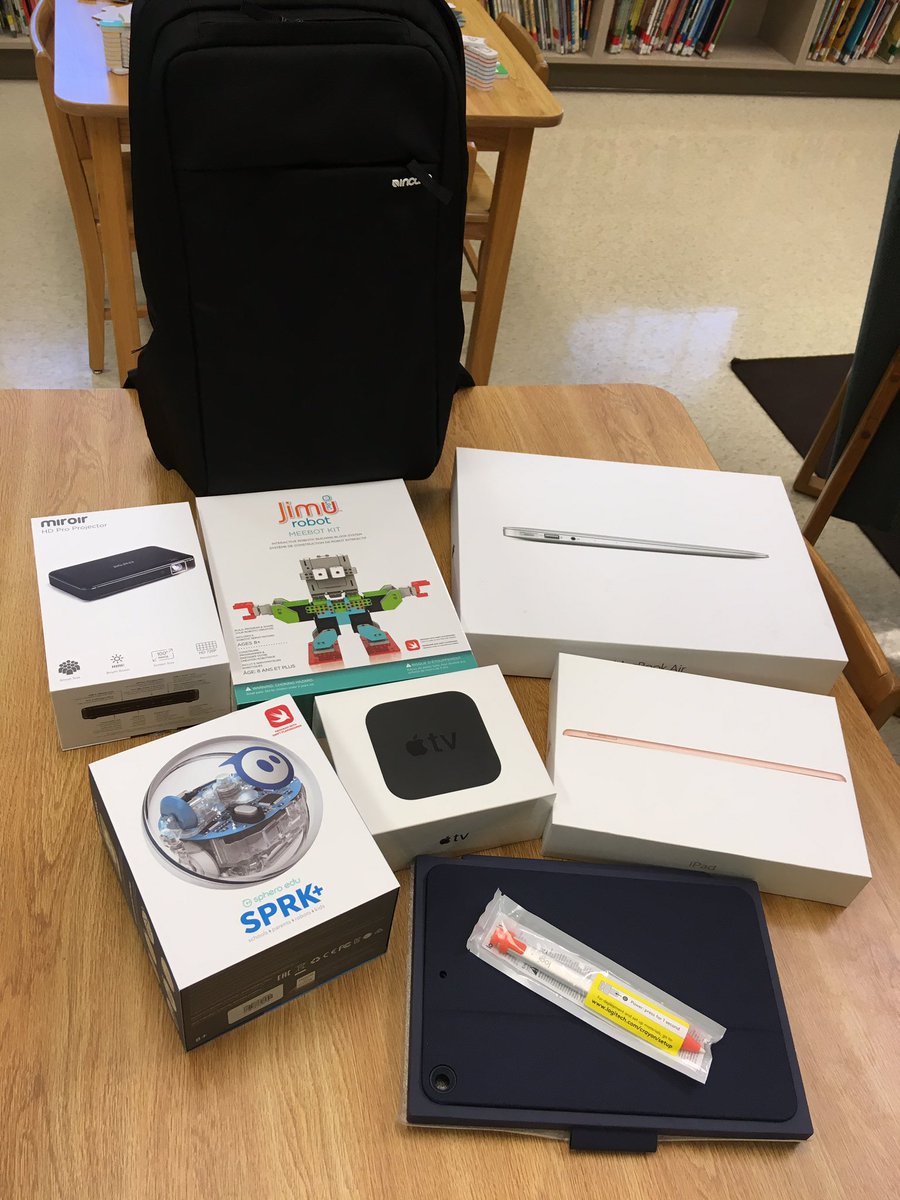 Thanks to @AlabamaTechie for securing this coding backpack kit for CCPS! This is amazing!  #ccpsbest