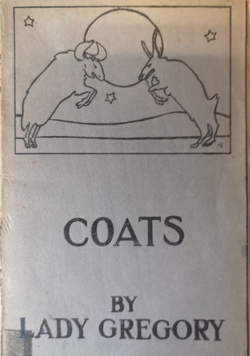 1930 signed first edition of 'My First Play', by Lady Augusta Gregory, with 1913 edition of Gregory's play, 'Coats'. #MSI19