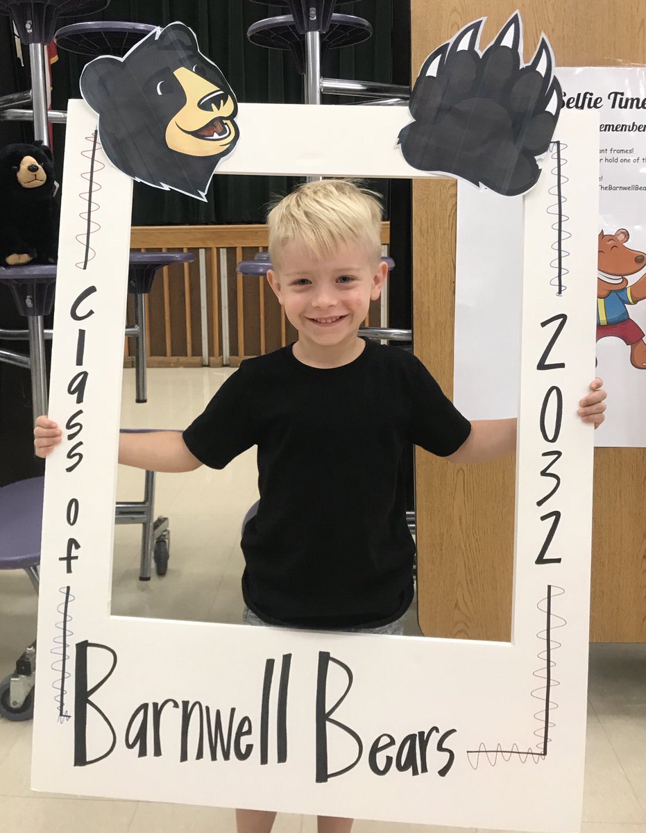 Enjoyed spending the morning with our new Bear!  Thanks <a href="/TheBarnwellBeat/">The Barnwell Beat!</a> !