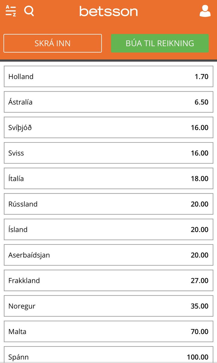 Tvennt sem þú getur alltaf treyst á: Himininn er blár og Coolbet er með bestu stuðlana! 
Retweetaðu og þú gætir verið einn af 10 sem vinna glaðning frá Coolbet!