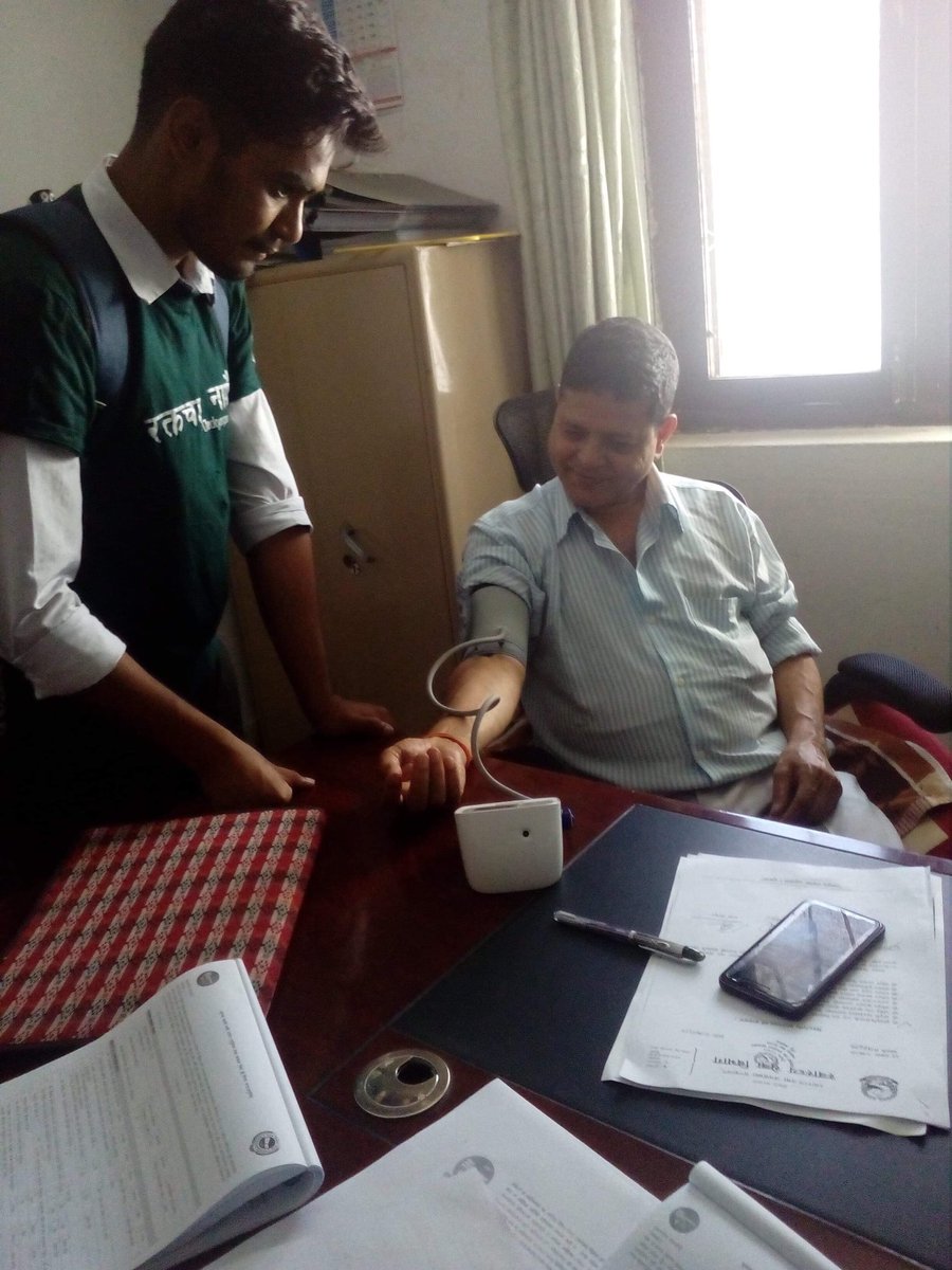 MMM_Nepal's tweet photo. Here is a glimpse of the today’s screening event in Department of Health Services, @mohpnep. We believe our efforts would add bricks in tabling #Hypertension control as a top agenda for the government and people. @MayMeasure @ISHBP @GopalPanta https://t.co/5qHTUNGKvO