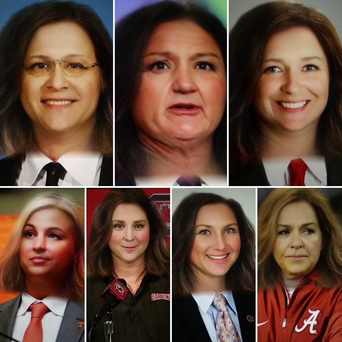 dawgsontop2017's tweet photo. #SECCoaches with the snapchat filter 😂 https://t.co/Klx1bs2fab