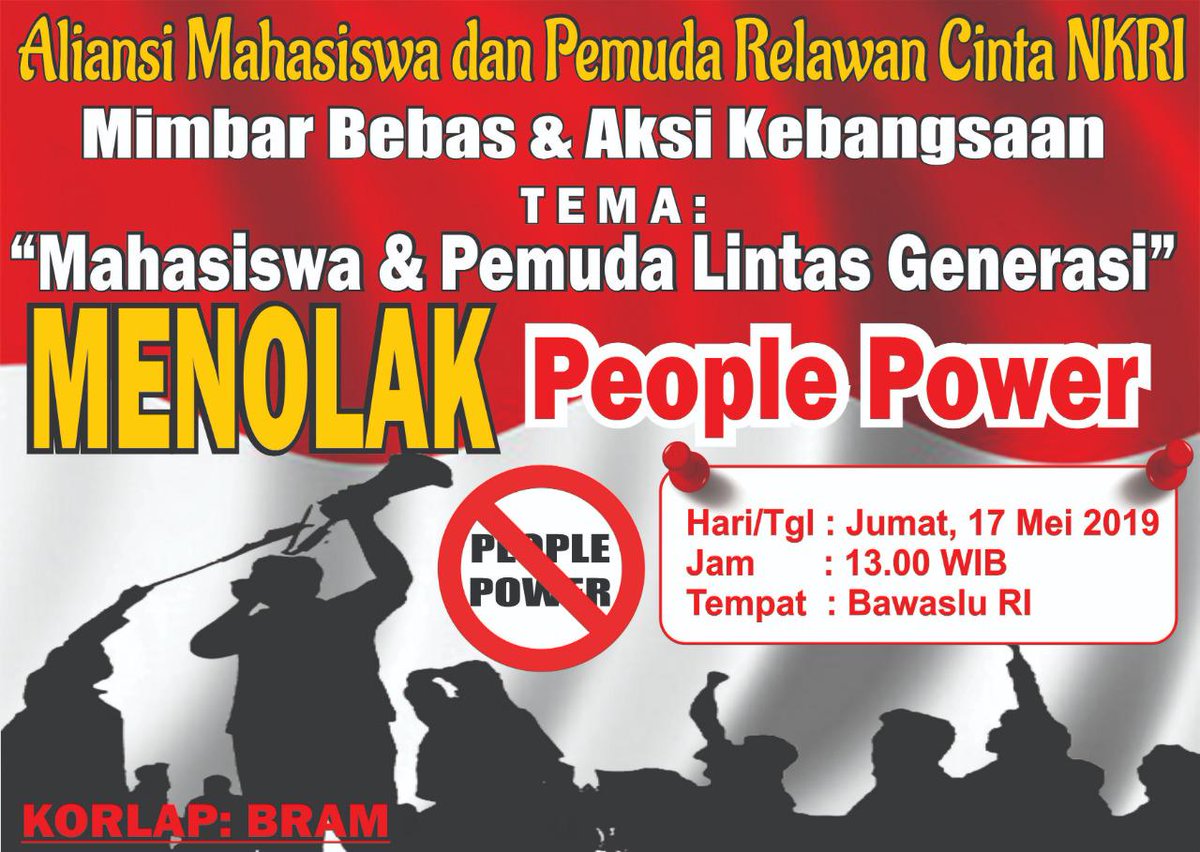 Regi_dnc's tweet photo. Udah gak usah ikut2an people power ga guna. Kita mah maen game aja cukup emak2 aja yg demo #MahasiswaTolakPeoplePower https://t.co/5JbpQWrsLY