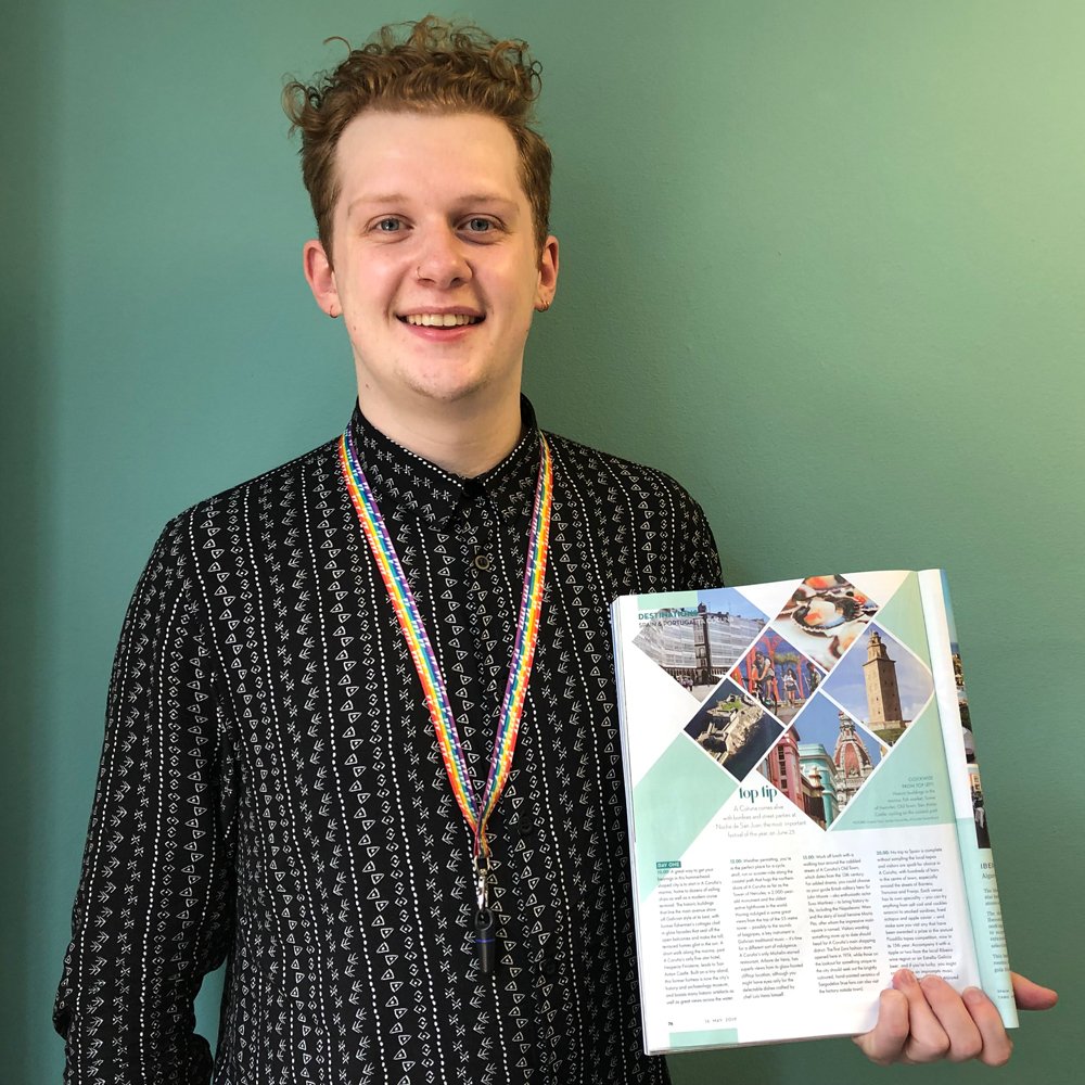 travelweekly's tweet photo. We're all in love with our new-look magazine! @samueljoc3 said: “I really like Destinations because of all the inspiring imagery from different locations. The design is really fresh and eye-catching, I’m also a big fan of the colour scheme.” Tell us what you think using #YourTW https://t.co/UyBrFTZzdn