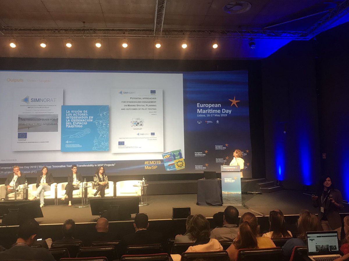 AdrianoQuintel1's tweet photo. #SIMNORAT project great presentation by Cristina Cervera in the #MSP workshop #EMD2019 #EASME #EMD19MarSP https://t.co/BsljLW37Ye