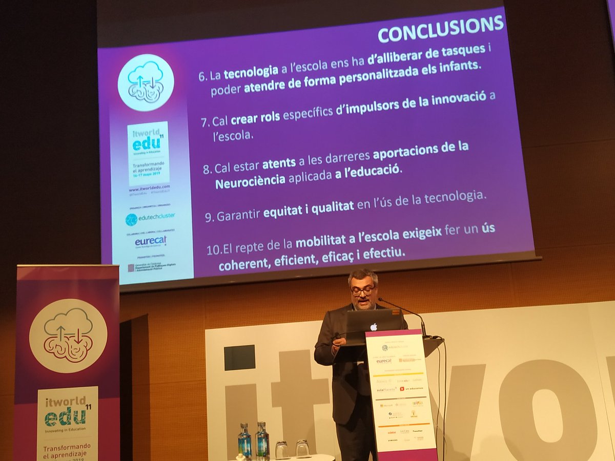 Conclusiones #ITworldEdu11 (2): + atención personalizada, atención a la neurociencia y mejora la movilidad como reto
