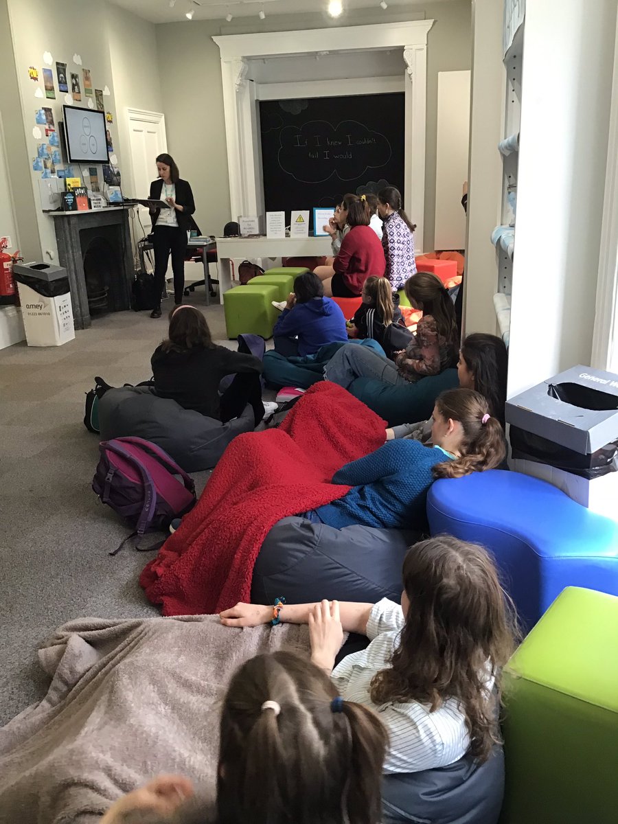 SPFvisualart's tweet photo. Learning about the balance of #creativity #money and #time in a career in the #creativeindustires during our lunchtime talk by Artist in residence @Lele_Saa today @SPFSchools @CreativeIndsUK @HeongGallery @kettlesyard https://t.co/kVafzPDuPK