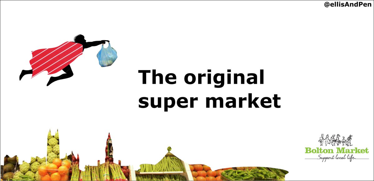 Promote Bolton Market For Love Your Local Market <a href="/OneMinuteBriefs/">One Minute Briefs ⏱️</a>  'The original'  <a href="/BoltonMarkets/">Bolton Markets</a> #LYLM2019 (And, yes, that is the Bolton skyline made out of veg 🤣)