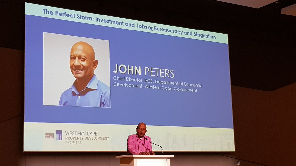 PropertyWheel's tweet image. John Peters talks about &quot;Red Tape - Ease of Doing Business with Government&quot; #wcpdf