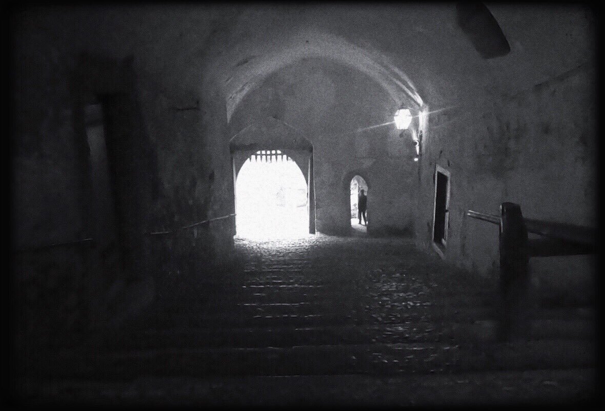 ... part of the art ... (polite for me photobombing an artists work 😁) ...  #video #project #frame #architecture #history #blackandwhite #videostill #mood #atmosphere #dream #imagination #silence #videobomb #light #backlight #ghost #gopro #me