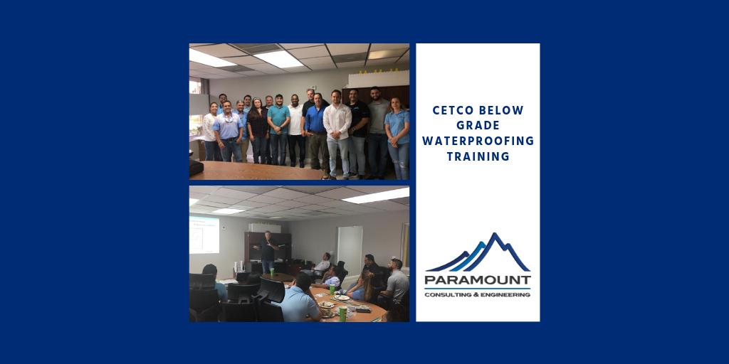 Paramountce's tweet photo. This week, some of our inspectors and project managers participated in the Cetco Below Grade Waterproofing Training. #buildingenvelopeexperts #buildingenvelope #engineering #consulting #testing #inspections #paramountce #engineer #buildings #structuralengineer #corporatetraining https://t.co/W6nL8vARgc