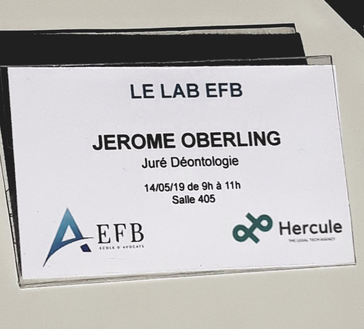AphexFr's tweet image. Ravi d'avoir à nouveau fait parti du jury du #LabEFB ! Très stimulant d'entendre les élèves-avocats sur ce thème central, pour la profession et les clients, qu'est la Déontologie.
#avocats #innovation @efbparis @Hercule_tech