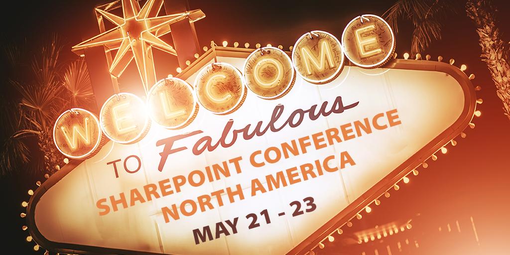 SyskitTeam's tweet photo. What happens in Vegas, doesn't have to stay in Vegas! Learn about our #SharePoint & #Office365 admin tools at #SPC19 and bring effectiveness back to your workplace. 💻 Stop by the #SysKit booth to learn more about our products! https://t.co/jA1ezKDDXQ