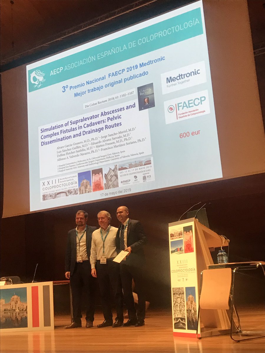 And 3rd prize for best publication in coloproctology! En plein!