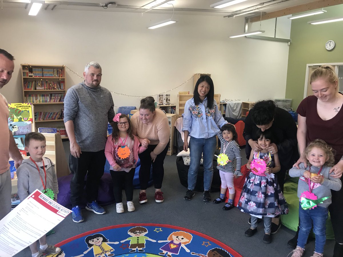BilstonPrimary's tweet photo. Today’s Families Connect session was about the importance of praising children for their effort!We talked about different types of positive language we could use!We had lots of fun and even made some special award badges for taking home #ParentsAsPartners #PraiseMatters 😃 https://t.co/mTryWtis6z